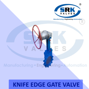 Knife edge gate valve