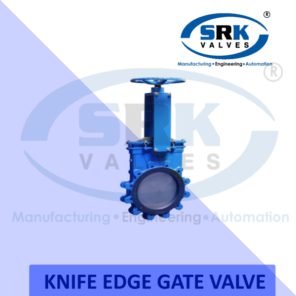 Knife edge gate valve