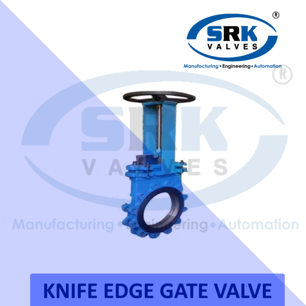 Knife edge gate valve