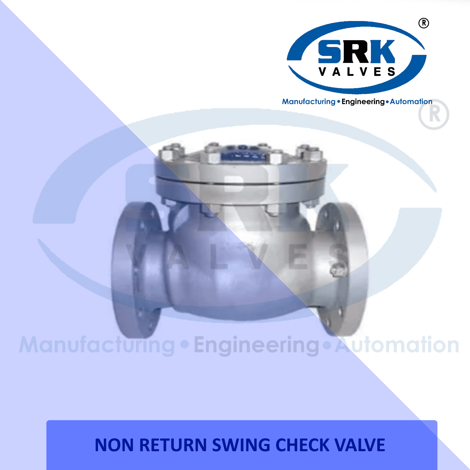Non return swing check valve